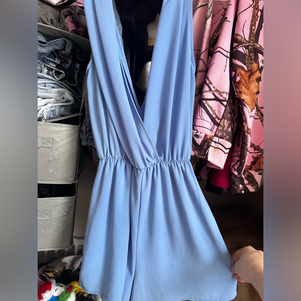 Blue Romper